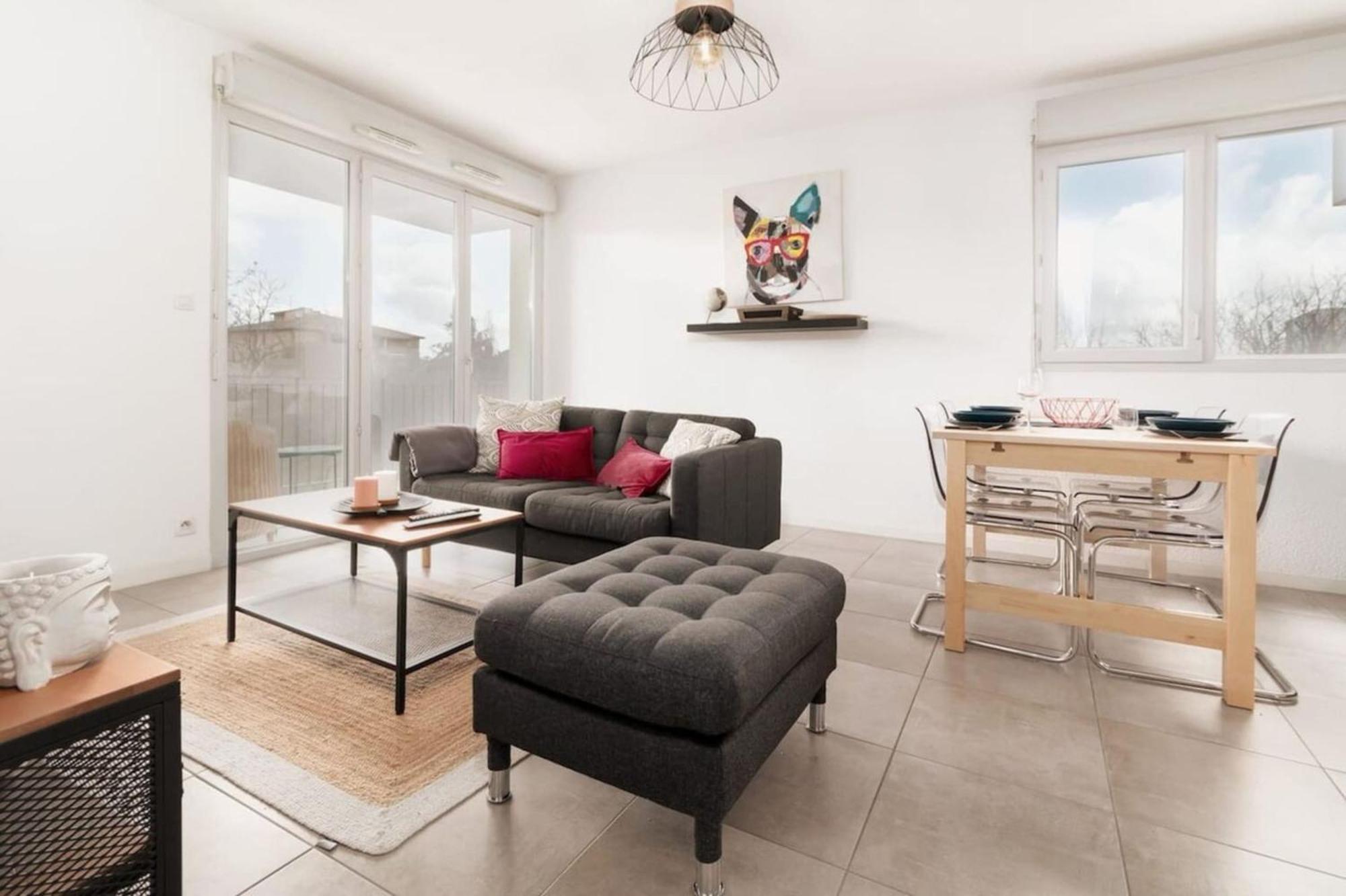 Daurade Balcon Parking Free - Bus Proche Centre Appartement Toulouse Buitenkant foto